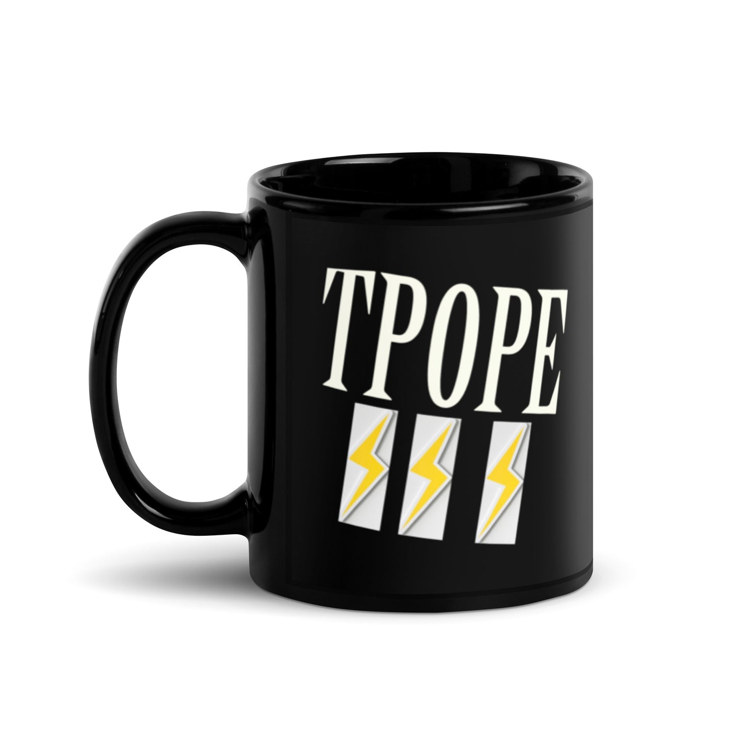 Tpope Black Glossy Mug