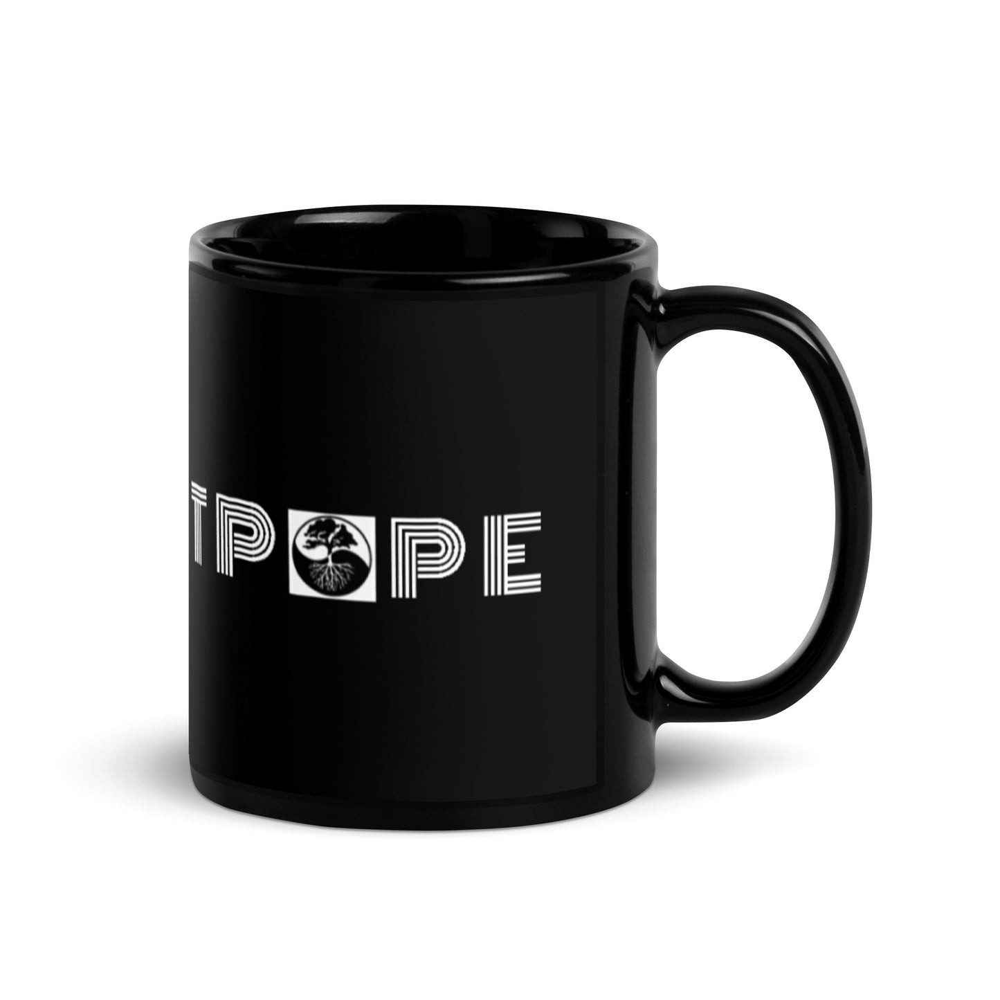 Tree Tpope Black Glossy Mug