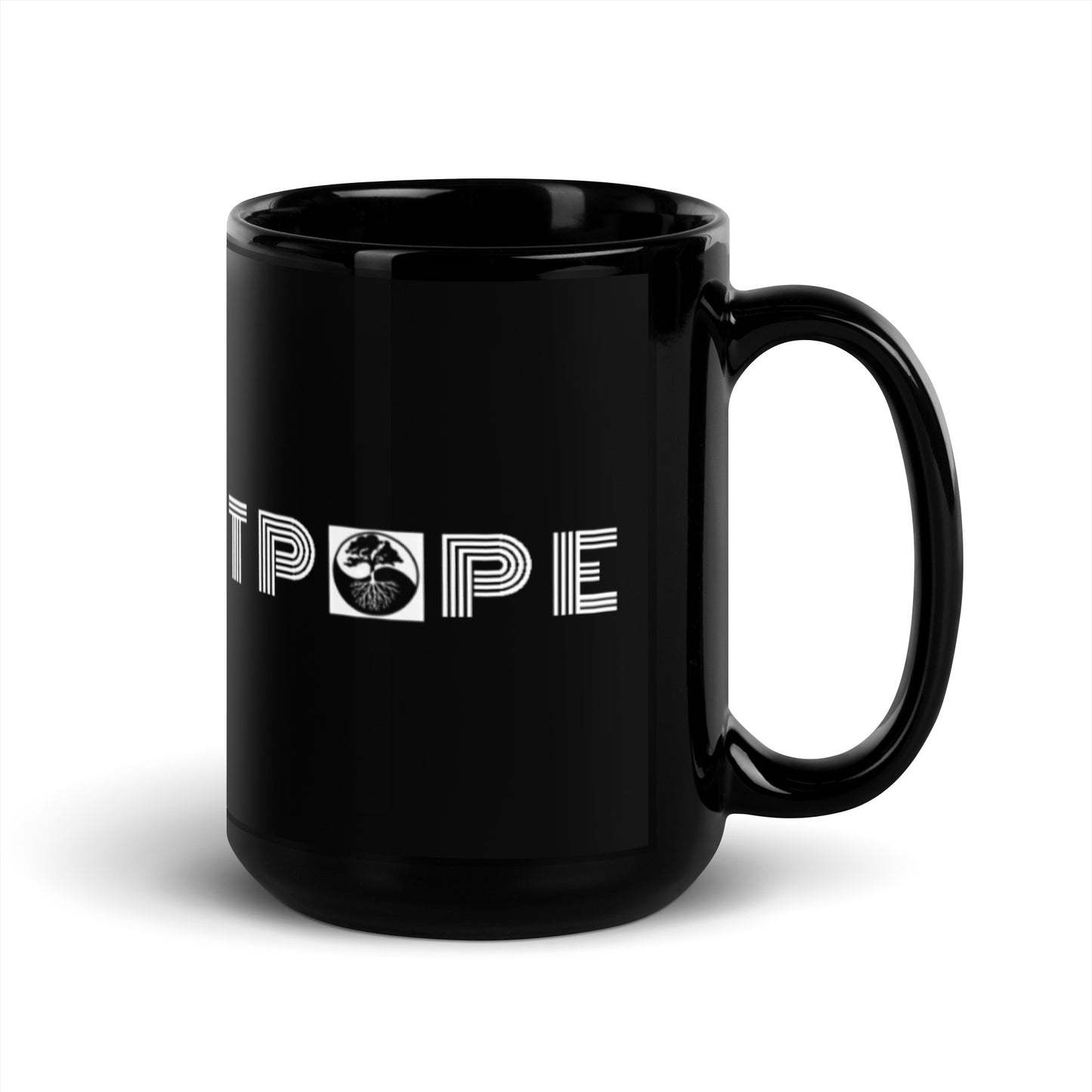 Tree Tpope Black Glossy Mug