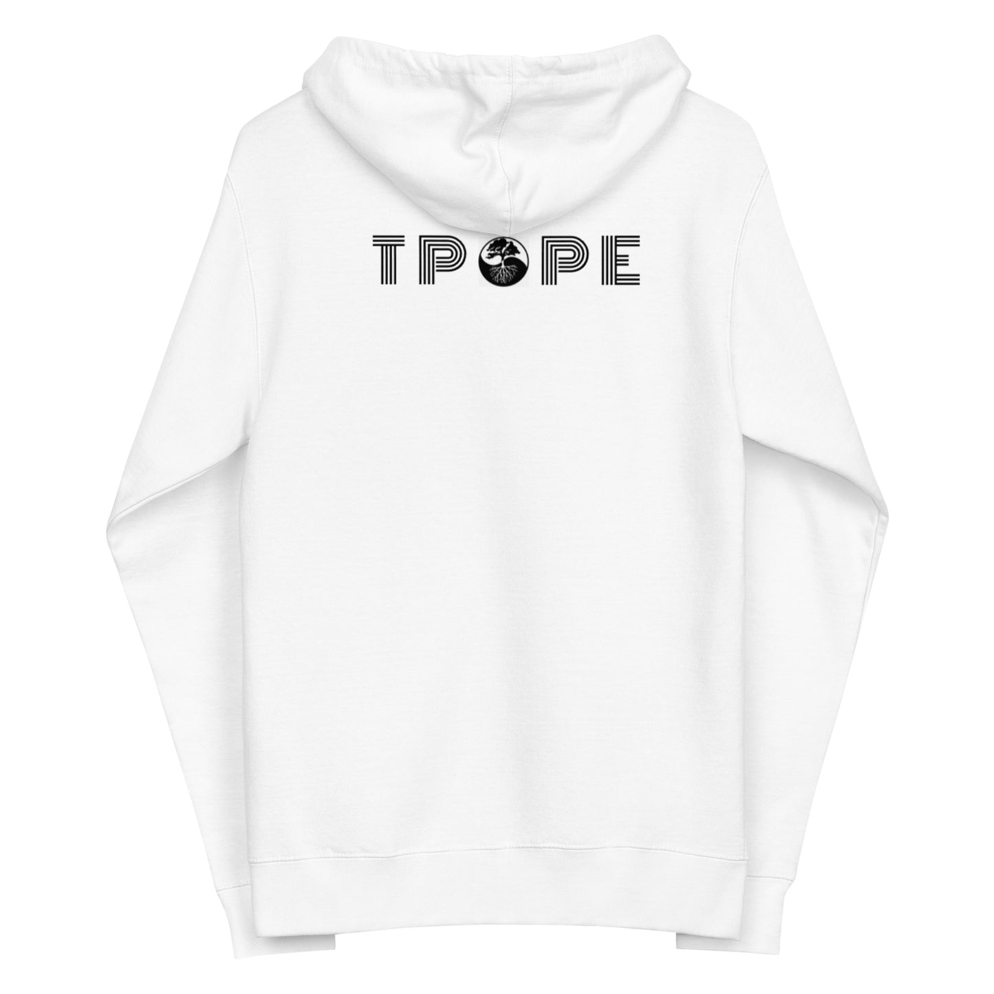 Tpope Unisex fleece zip up hoodie