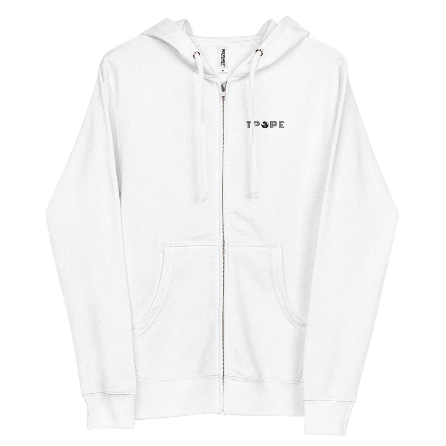 Tpope Unisex fleece zip up hoodie