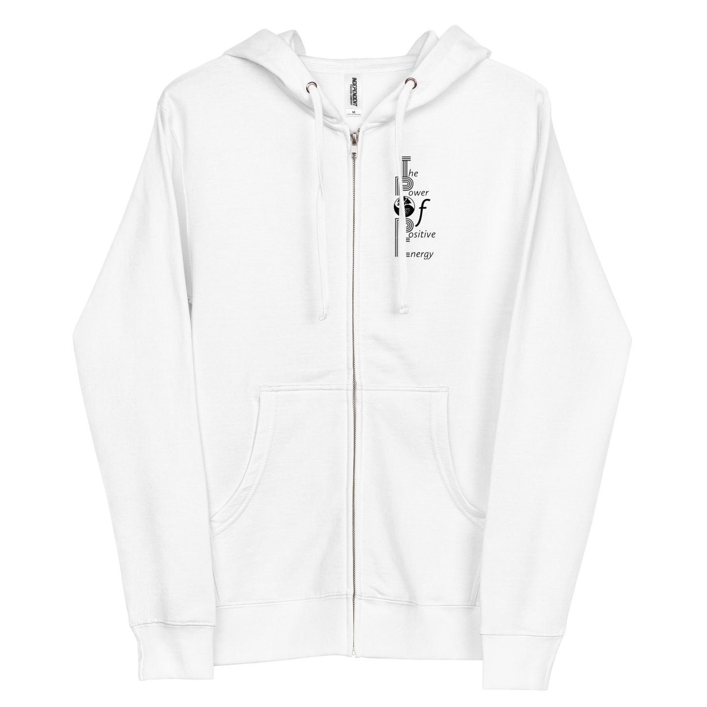 The Power of Positive Energy Unisex fleece zip up hoodie