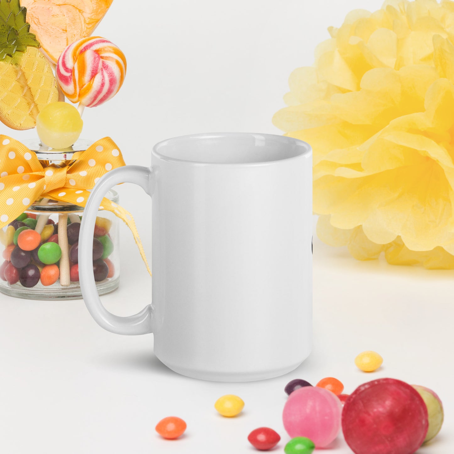 Tpope White glossy mug