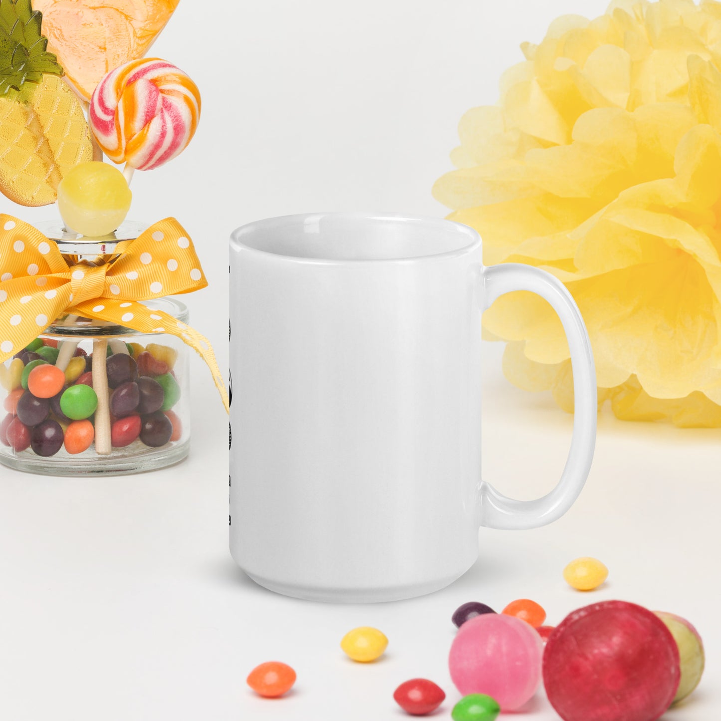 Tpope White glossy mug